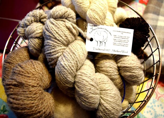 Samples of Traditional 1927 Shetland Wool