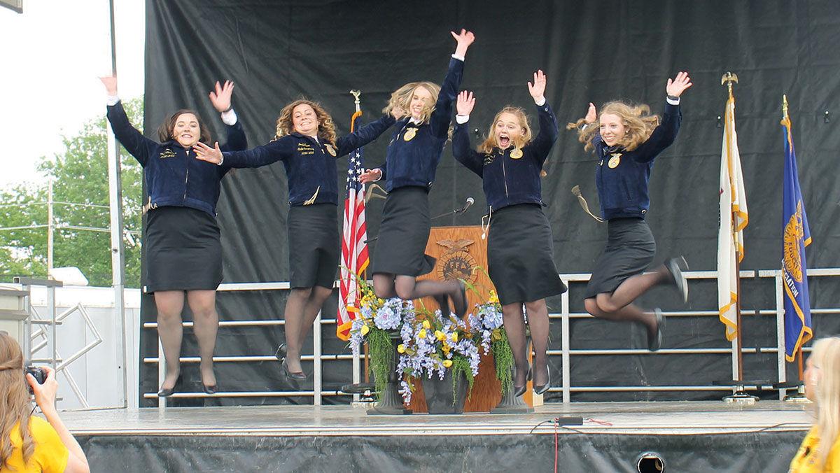 Illinois FFA state officers