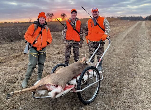 Selina Walters, Trent Schuster and Tim Rittmeyer