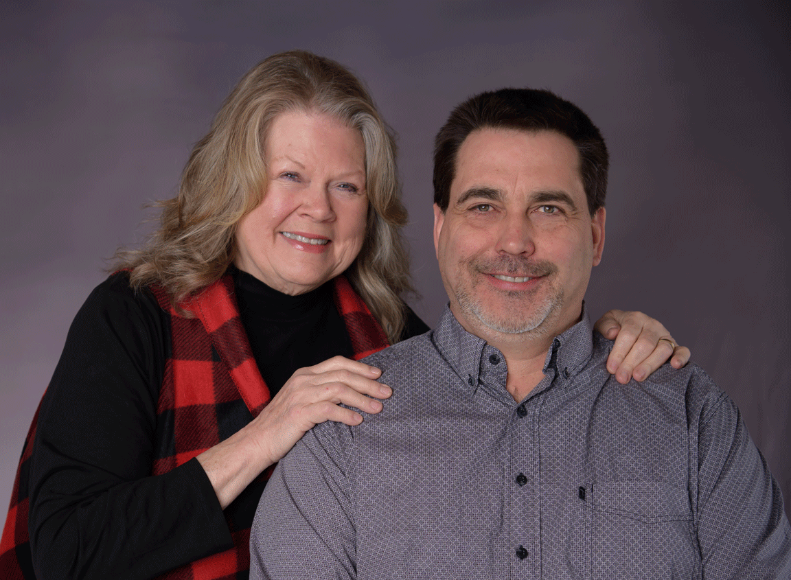 Darrell Stitzel and his wife, Laurie