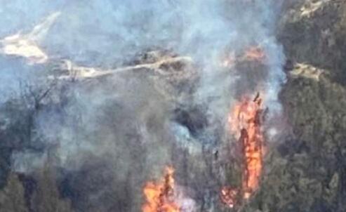 Medora area fire