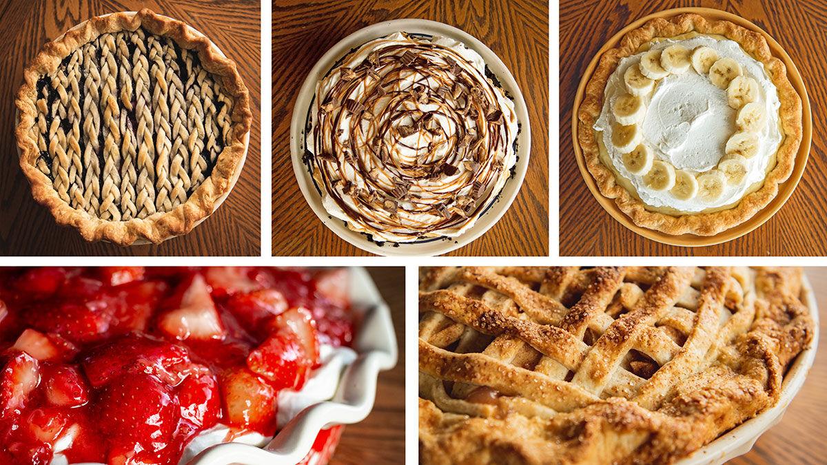 Composite of pies