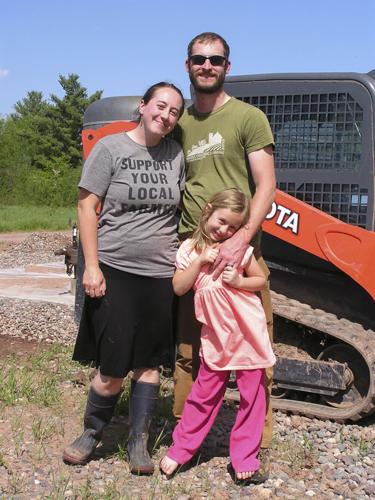 Carly and Tyler Stephenson, back, and Gwendolyn