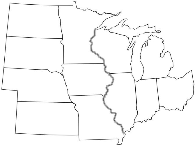 Midwest map