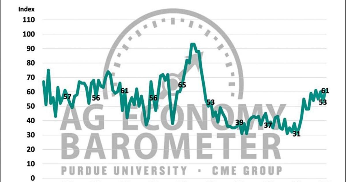 Figure 3. Farm Capital Investment Index, October 2015-August 2025