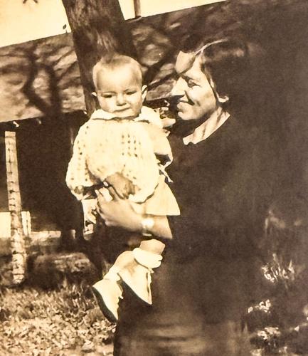 Grace Pfaff with Tom