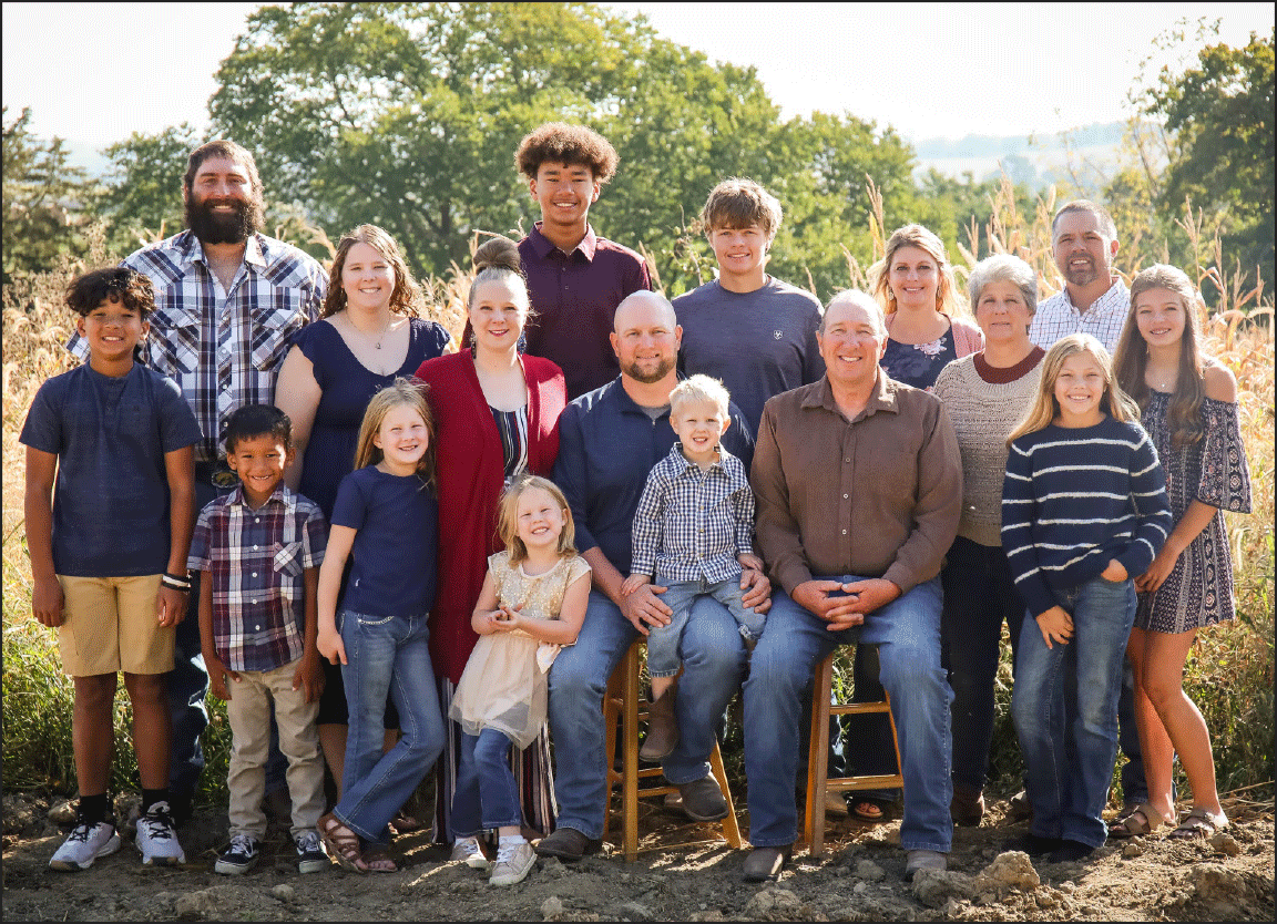 Joe and Shelley Heinrich and their family