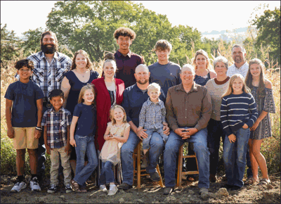 Joe and Shelley Heinrich and their family