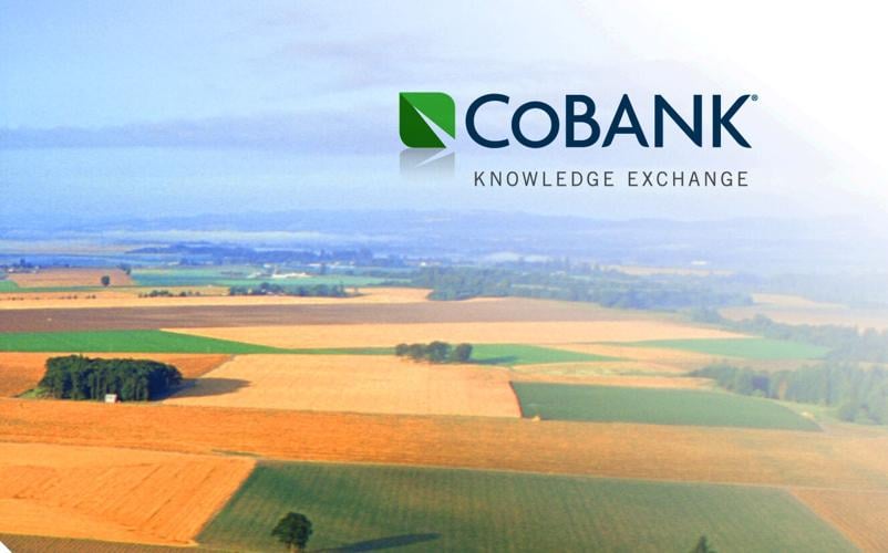 Farmland with CoBank logo