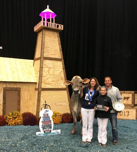 Jennifer, Larry and Brianna Meyer at 2017 World Dairy Expo