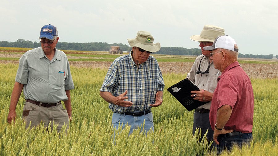 Southern Illinois University Wheat tour