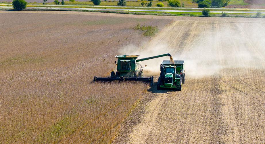 2023 soybean harvest