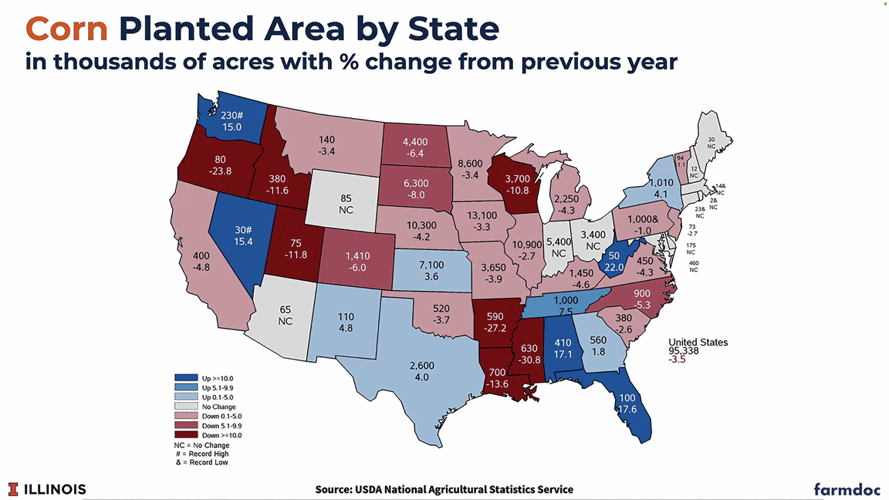 corn planting intentions 2026