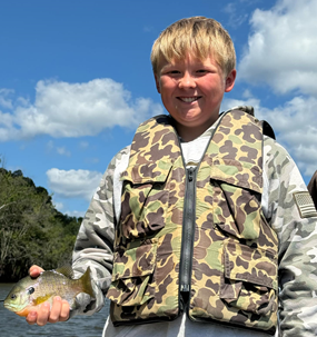 Brennan with fish