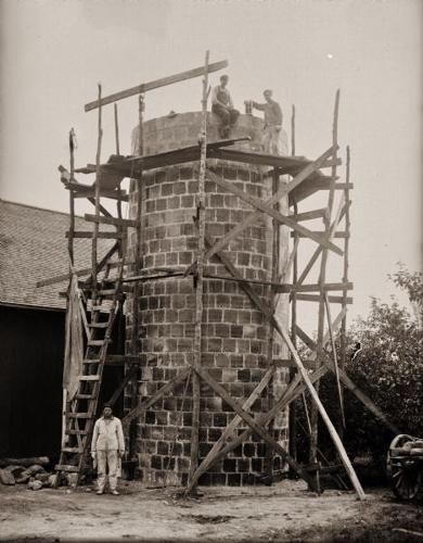 Silo is constructed