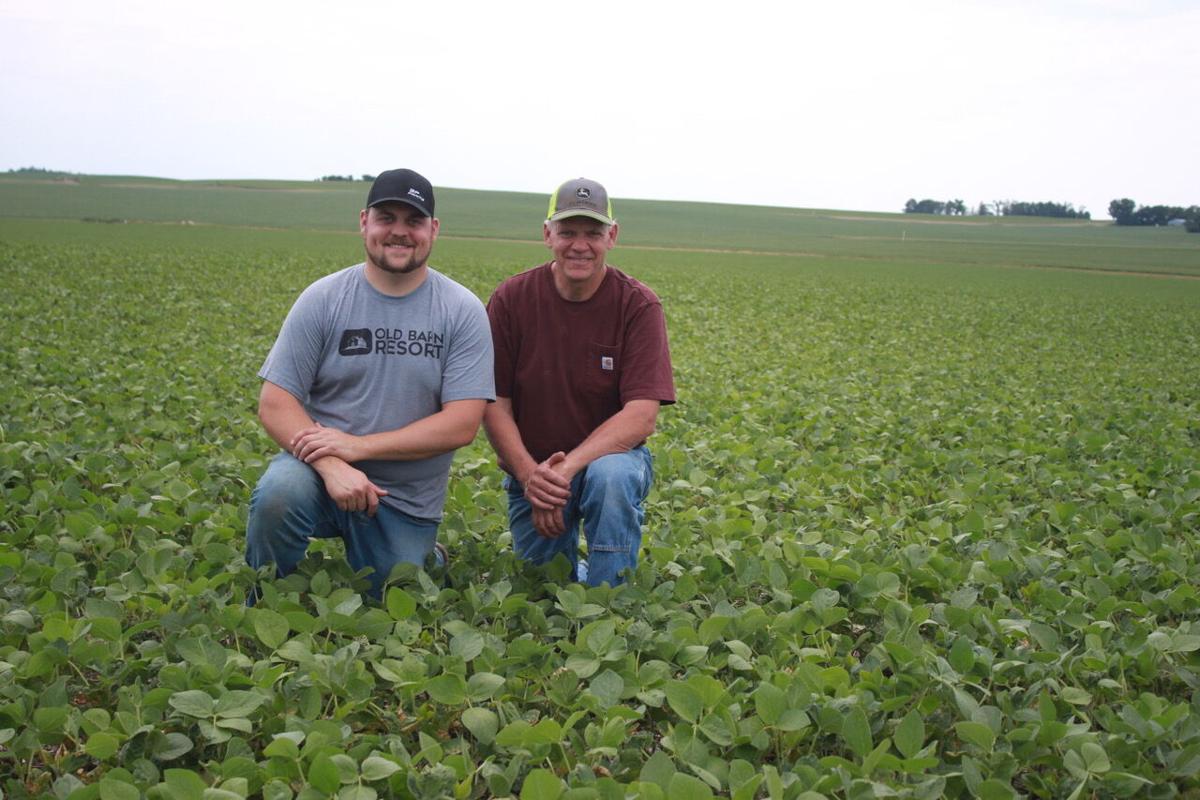 Sam Peterson and his dad, Bruce Peterson