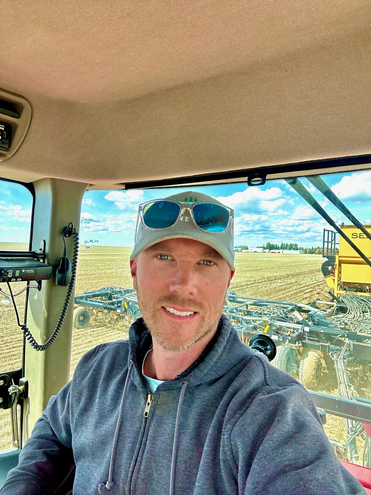 Keane farm plants barley; optimistic on moisture