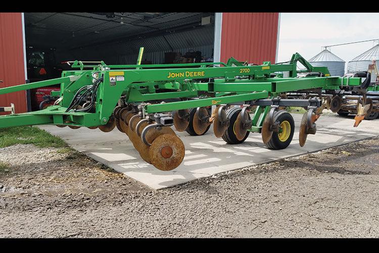 Before cleaning up farm equipment