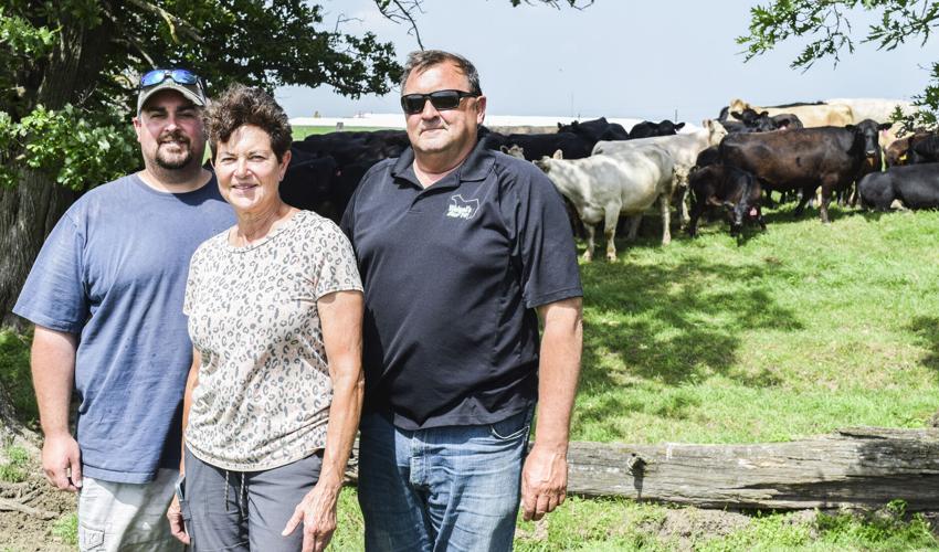 Miles, Rita and Mark Weigel