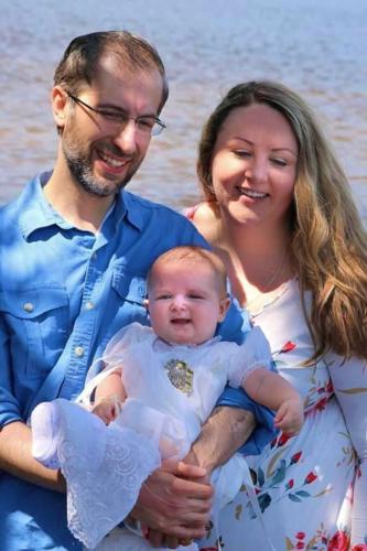 Waseem and Anja Touma  with Ilia