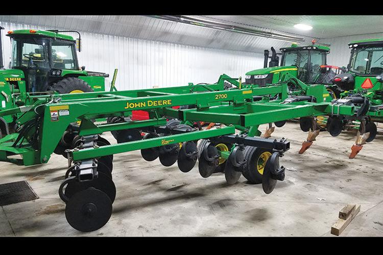 After cleaning up farm equipment