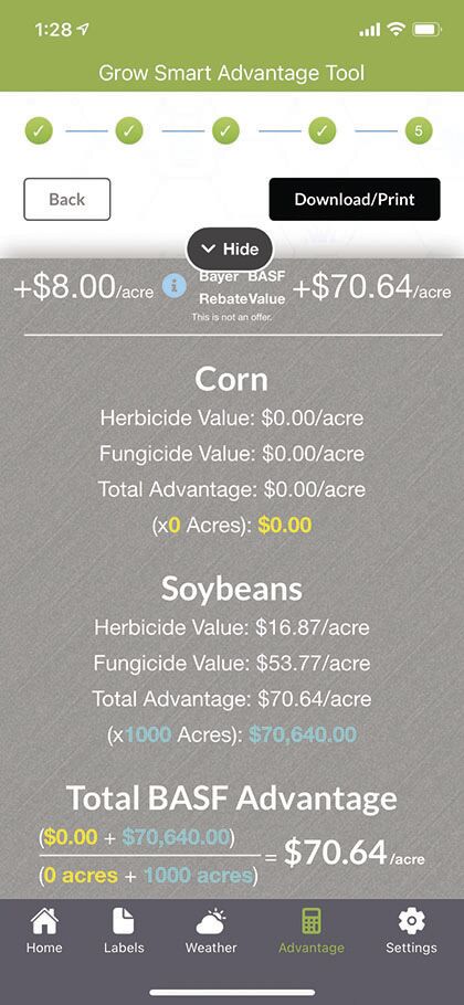 BASF Grow Smart App/Tool