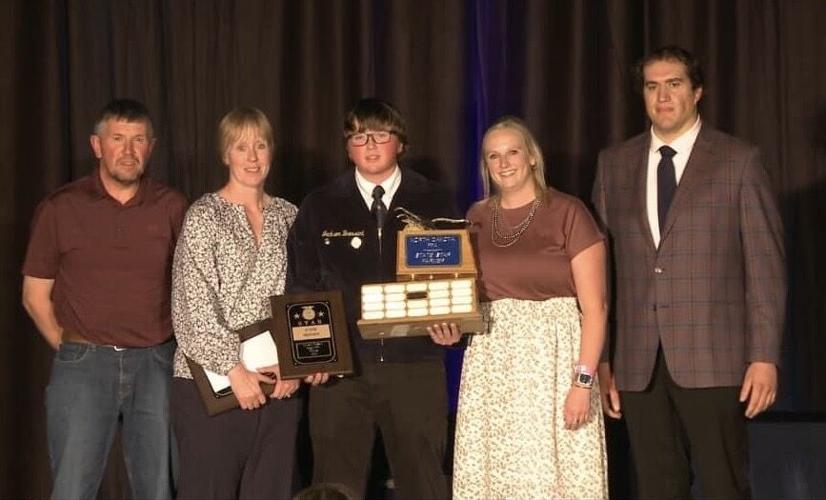 On stage at FFA convention