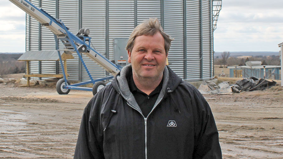 Gary Porter has gotten some corn and soybeans planted