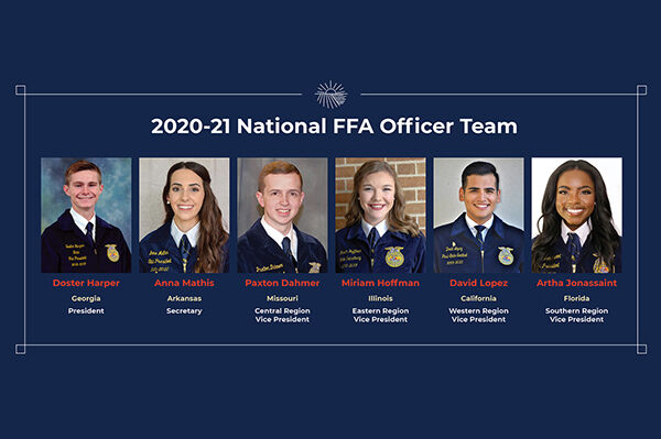 2020-21 National Officer Team Elected During 93rd National FFA