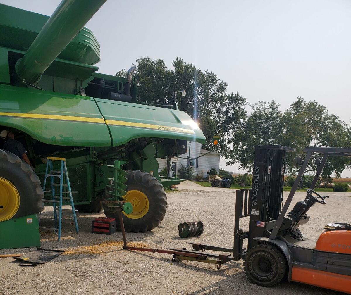 Combine repair