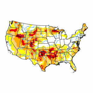 Drought map