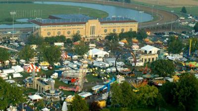 Du Quoin State Fair Aerial view