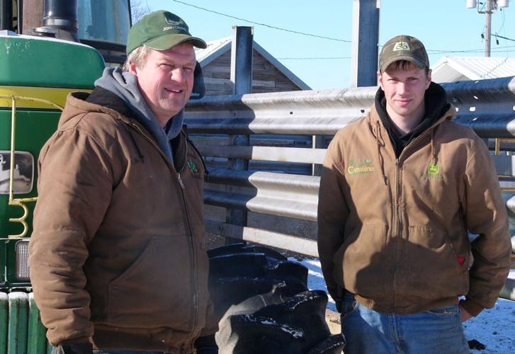 Mike Maass and his son, Joe