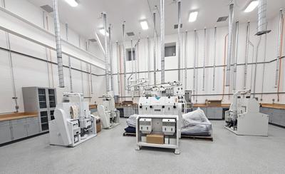 Peltier Complex lab mill room