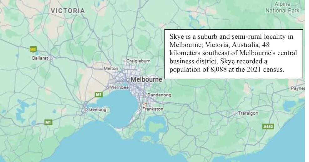 Skye, Victoria, Australia map