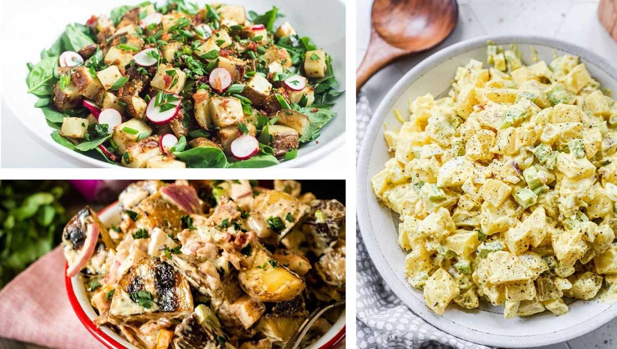 variety of recipes available for potato salad