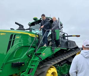 Trying out the precision ag machines