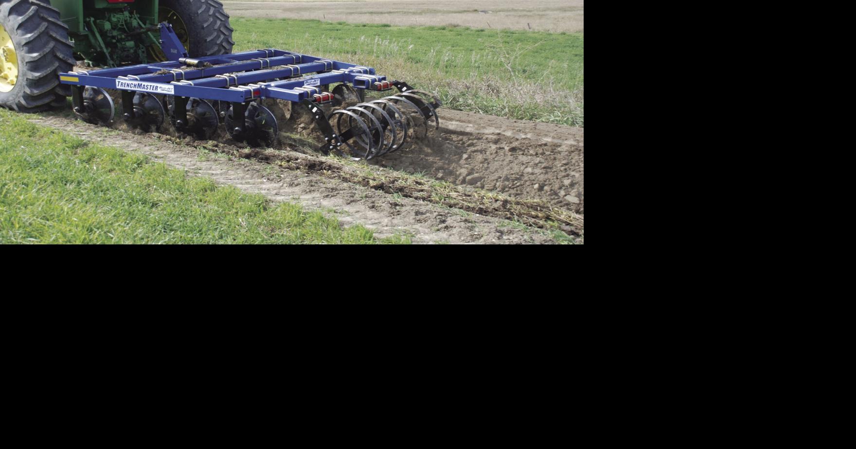 Trench closer improves seedbed after tiling or pivot irrigator