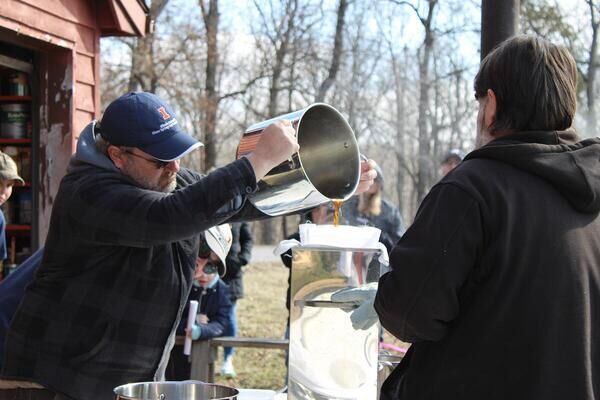 Boiling sap