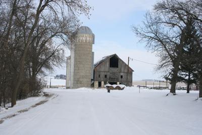 Winter barn