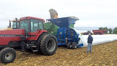 Grain Storage Bags Offer A Temporary Fit Crop Agupdate Com