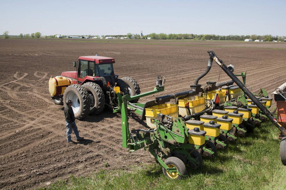 Planting near Rosemount Research and Outreach Center