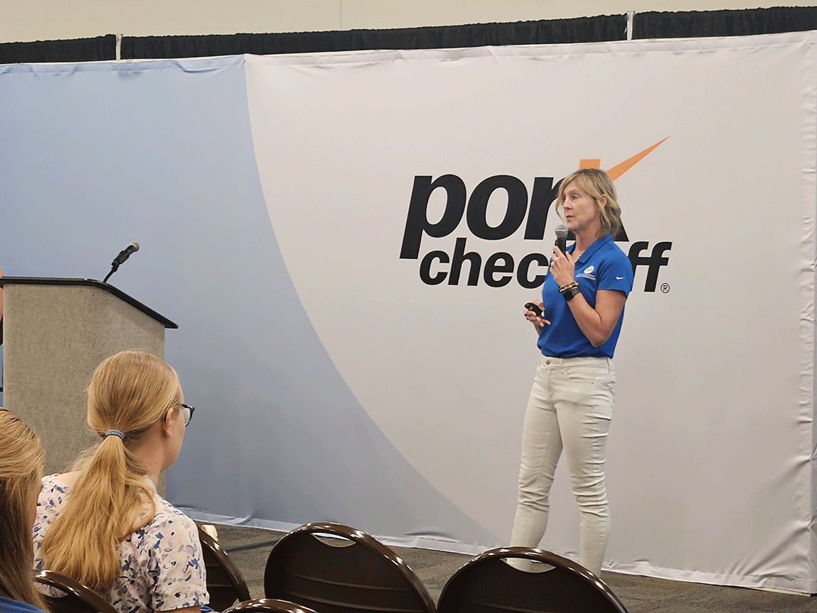 Illinois Pork Producers Association Executive Director Jennifer Tirey