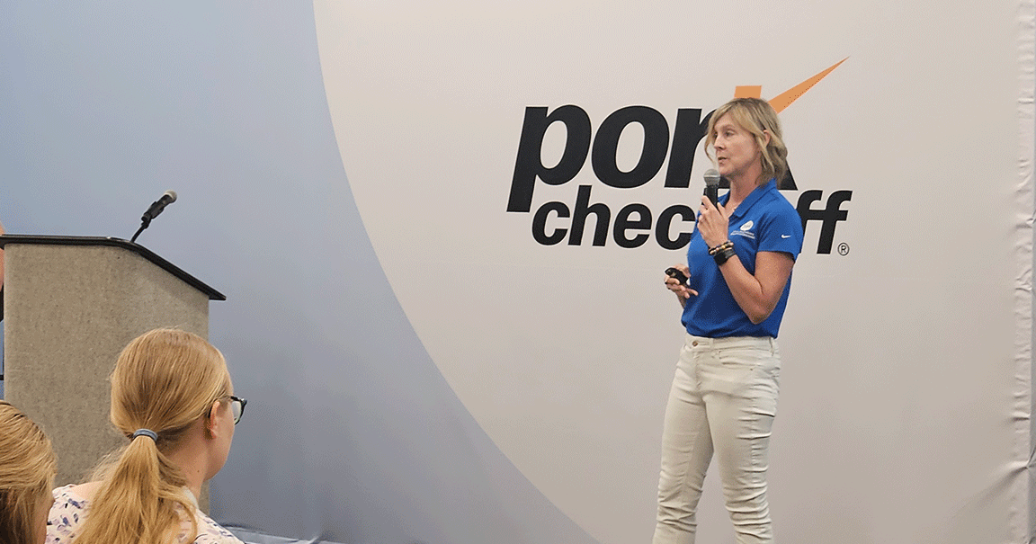 Illinois Pork Producers Association Executive Director Jennifer Tirey