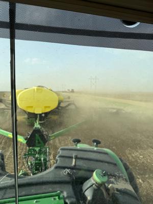Shaking the corn planter
