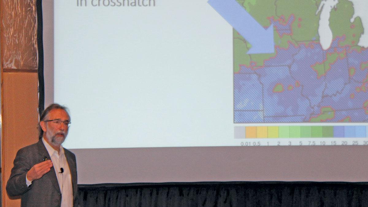 MU agronomist Peter Scharf