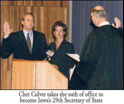 Chet Culver Democratic candidate for governor 