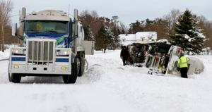 Milk truck wreck