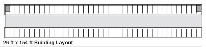 26x154 Building Layout