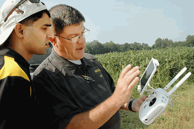 using drone for aerial images